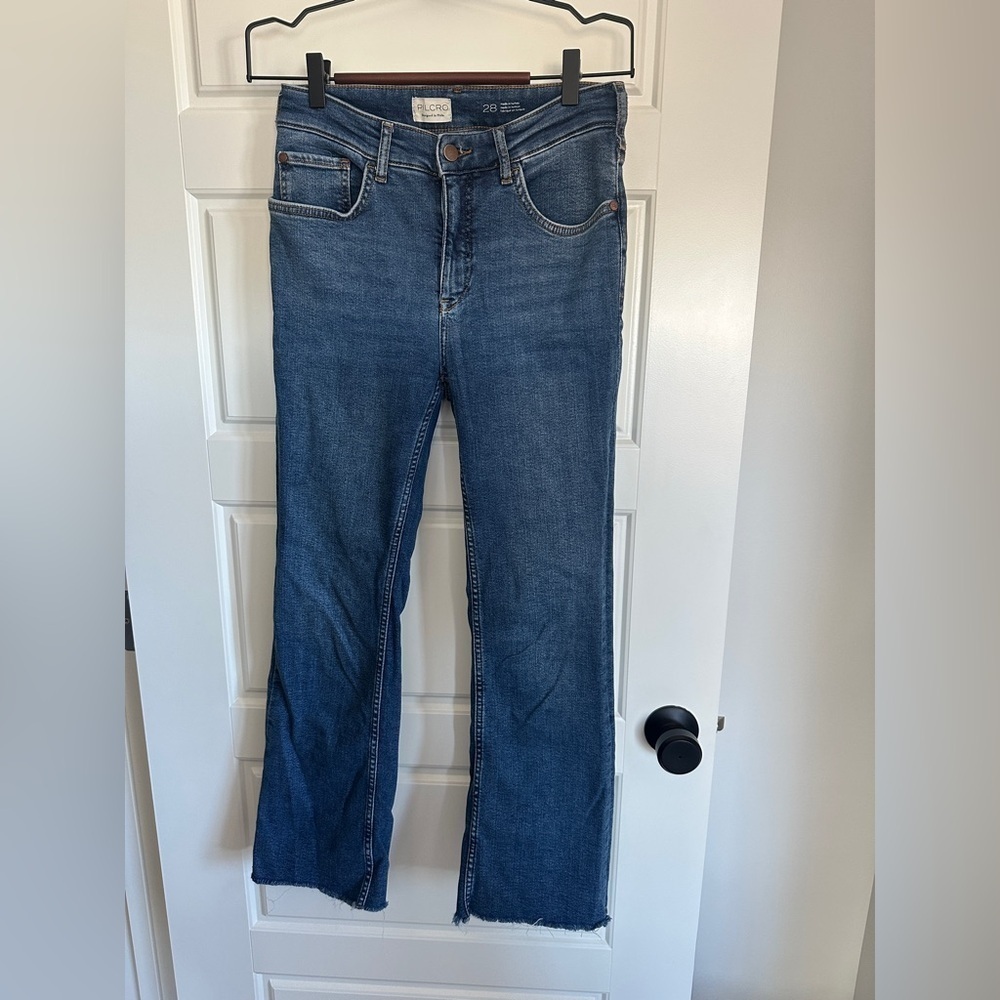 Pilcro Classic Indigo Straight Leg Jeans